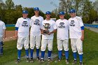 Baseball vs Babson  Wheaton College Baseball players celebrate their victory over Babson to win the NEWMAC Championship for the third year in a row. - (Photo by Keith Nordstrom) : Wheaton, baseball, NEWMAC